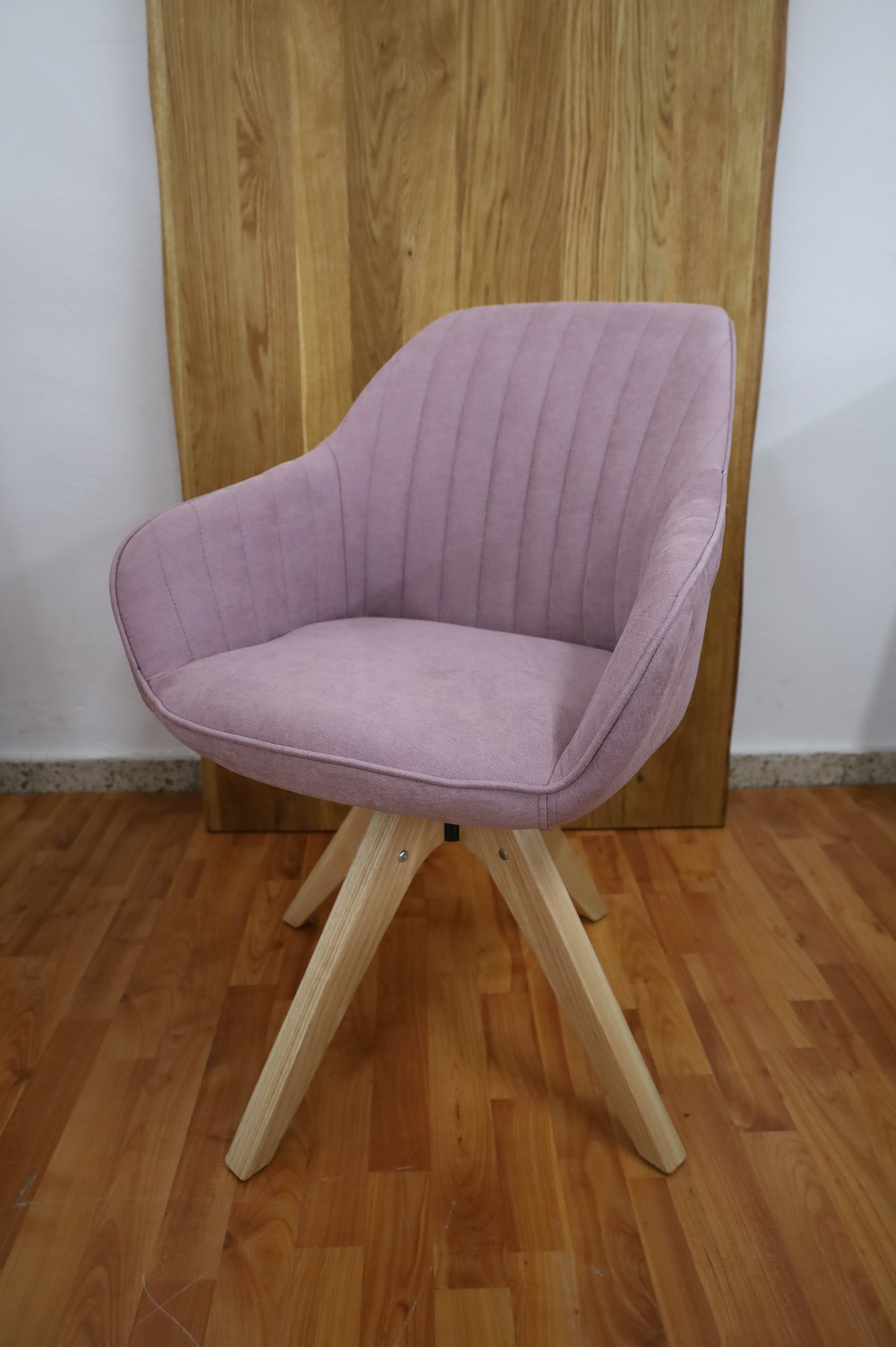 Esszimmerstuhl Stuhl + Massivholz Gestell + 360° drehbar – möbel-outlet-24